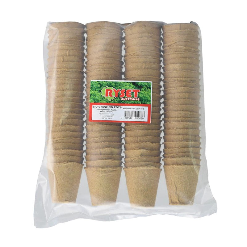 Biodegradable Pots - 60mm - Pack of 100