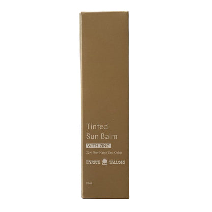 Tinted Sun Balm box on a white background
