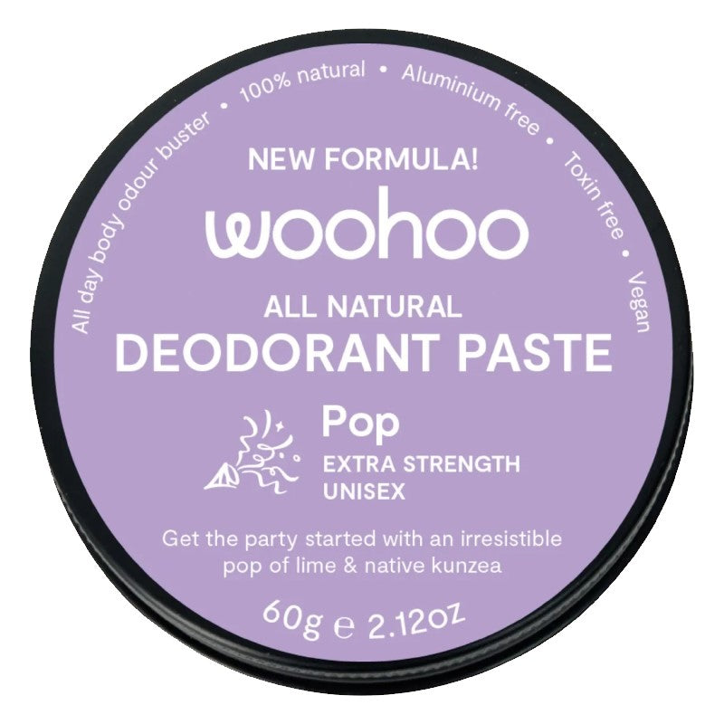 Deodorant Paste - Pop - Extra Strength - 60g