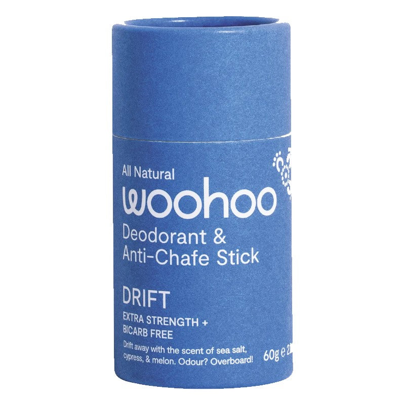 Deodorant & Anti-Chafe Stick - Drift - Extra Strength Bicarb Free - 60g