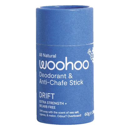 Deodorant & Anti-Chafe Stick - Drift - Extra Strength Bicarb Free - 60g
