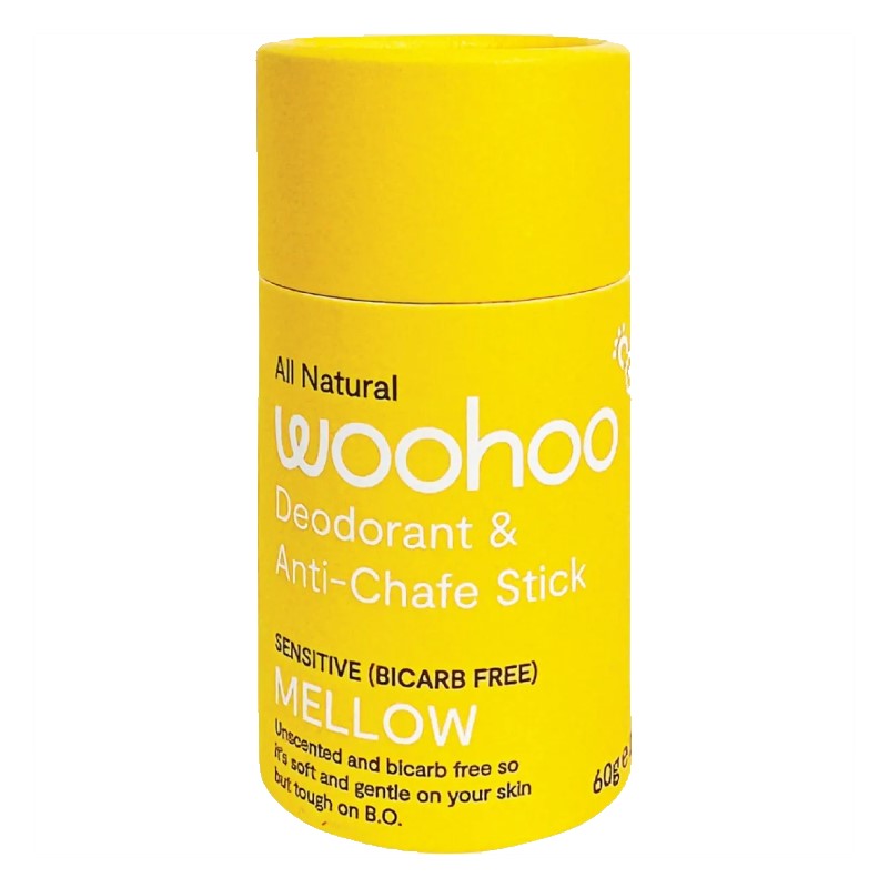 Deodorant & Anti-Chafe Stick - Mellow - Sensitive Bicarb Free - 60g